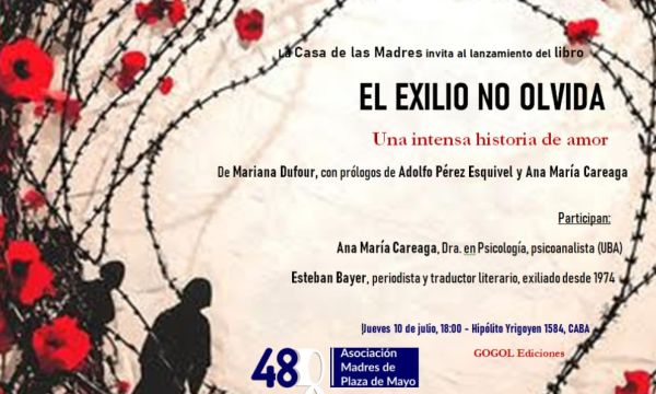 Se presenta libro en casa de las Madres: "El exilio no olvida"